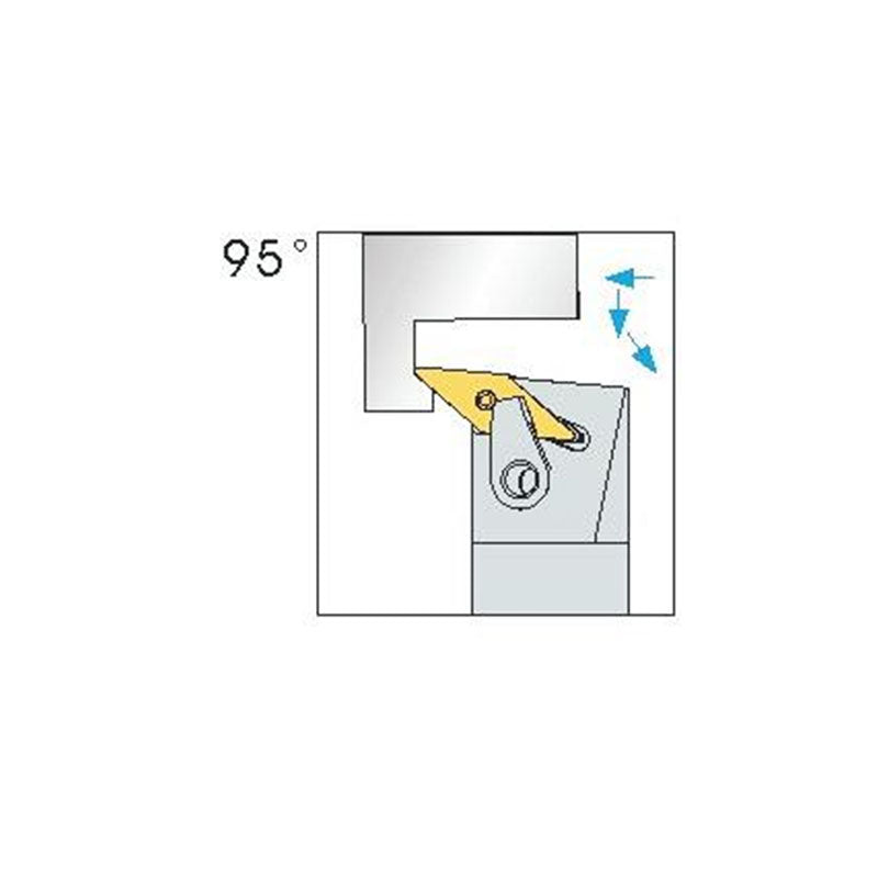 MVUN R/L Turning tool holder A M - Makotools Industrial Supply Tools for Metal Cutting