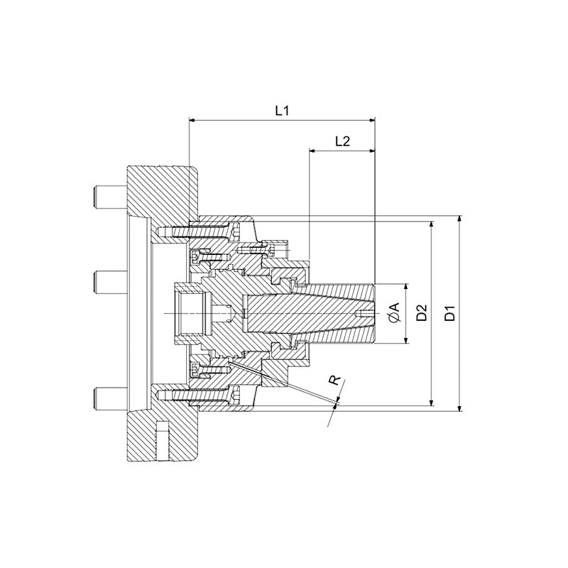 Mandrel Very precise Flexible Stable Mandrel BM120-05 06 07 - Big-tools Industrial Supply Tools for Metal Cutting