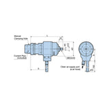 Manual Tool Change Type  Air Turbine Spindle  HSK-A 63/100