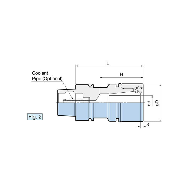 Mega New Baby Chuck  Clamping diameter: ø0.25 - ø20  HSK-E25/32/40