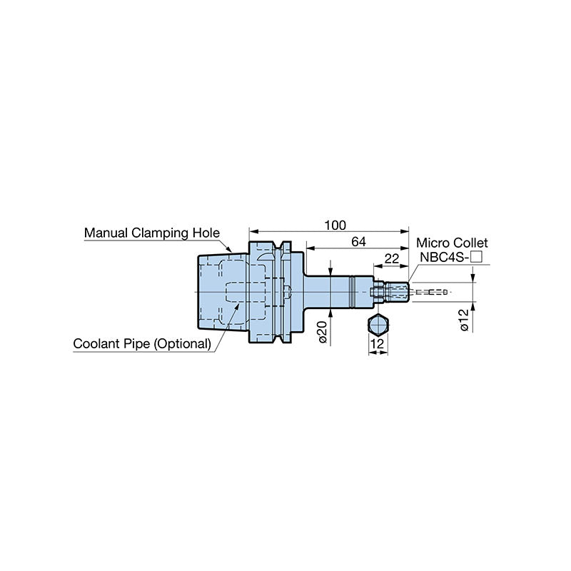 Mega Synchro Tapping Holder Small Diameter Tap MGT3 Type PAT. M1 - M3