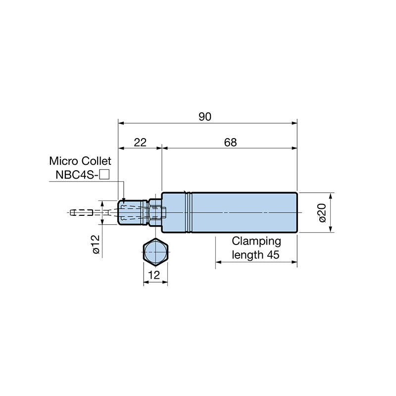 Mega Synchro Tapping holder Small Diameter Tap MGT3 Type PAT