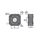 Milling inserts SNEG1506ANR-E/GM  SNEG1205ANR-GM - Makotools Industrial Supply Tools for Metal Cutting