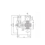 Mandrin à indexation automatique de type poussée à 90° NHRD