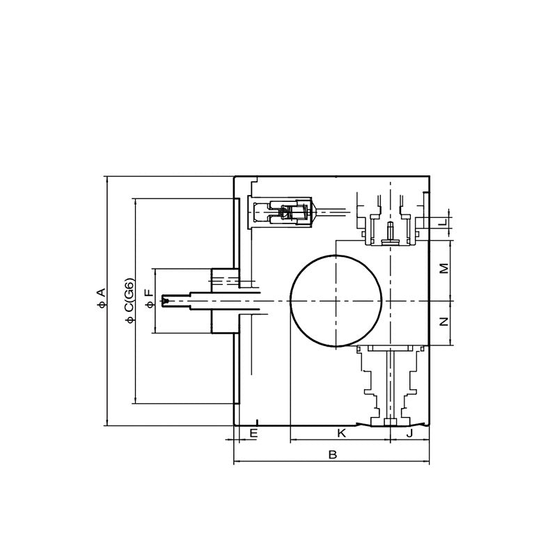 Mandrin à indexation automatique 180° NHRF (induction de signal)