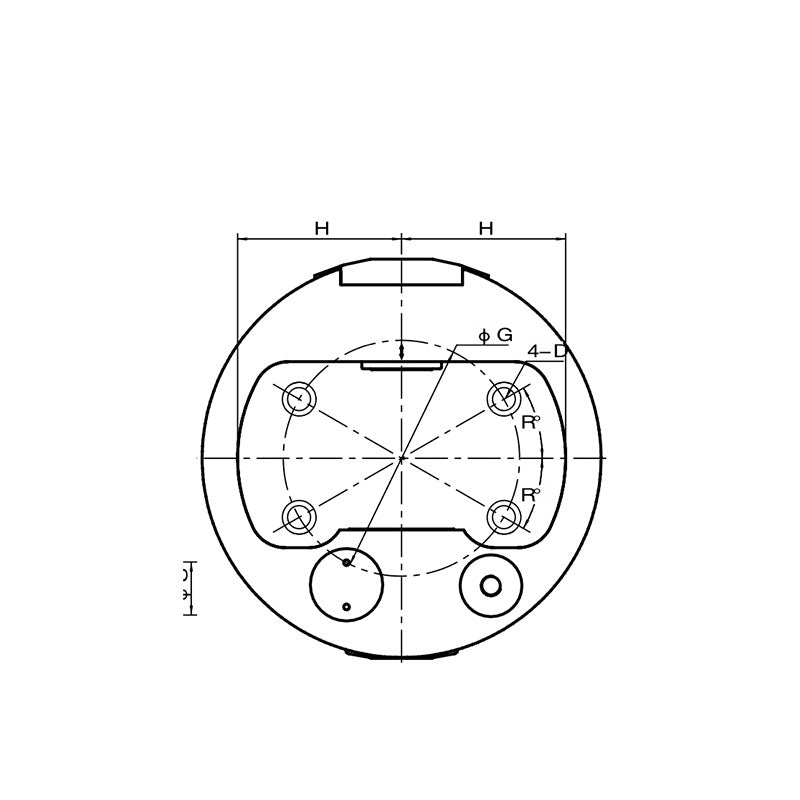 Mandrin à indexation automatique 180° NHRF (induction de signal)