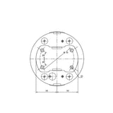 NHRR  90°Center Clamping type Auto Indexing Chuck