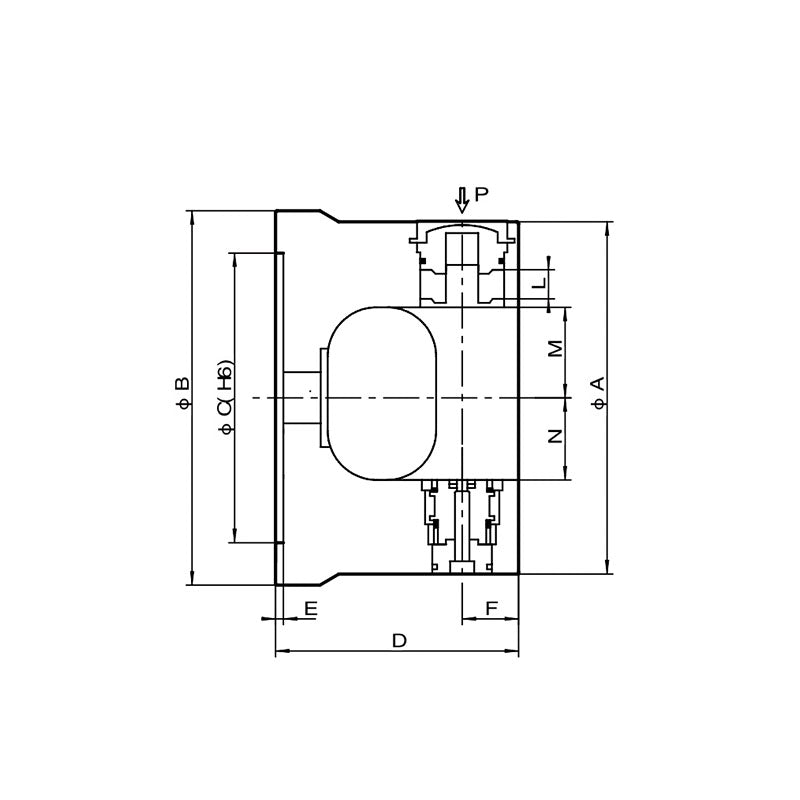 NHZ 120° Index Type Auto Indexing Chuck