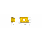 NPHT...R-G-P/R-HF-P Precision peripheral inserts for TBTA-FB high feed deep drill heads (dia 25-65 mm) & TRGD3 Gun drill holders (dia 29-36 mm) - Big-tools Industrial Supply Tools for Metal Cutting