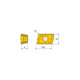 NPMT...L-G-C/L-HF-C Center inserts for TBTA-FB high feed deep drill heads (dia 25-65 mm) & TRGD3 Gun drill holders (dia 29-36 mm) - Big-tools Industrial Supply Tools for Metal Cutting