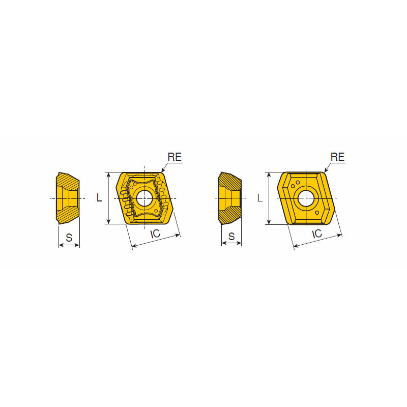 NPMX 08-RB/RG  Deep drilling inserts for TBTA3 cartridge type heads covering dia 38-47.99 mm - Big-tools Industrial Supply Tools for Metal Cutting