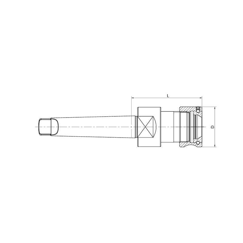 OZ Collet Chuck DIN6391   MTA2-OZ25-70~(MTB5-OZ32-80) - Makotools Industrial Supply Tools for Metal Cutting