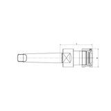 OZ Collet Chuck DIN6391   MTA2-OZ25-70~(MTB5-OZ32-80) - Makotools Industrial Supply Tools for Metal Cutting