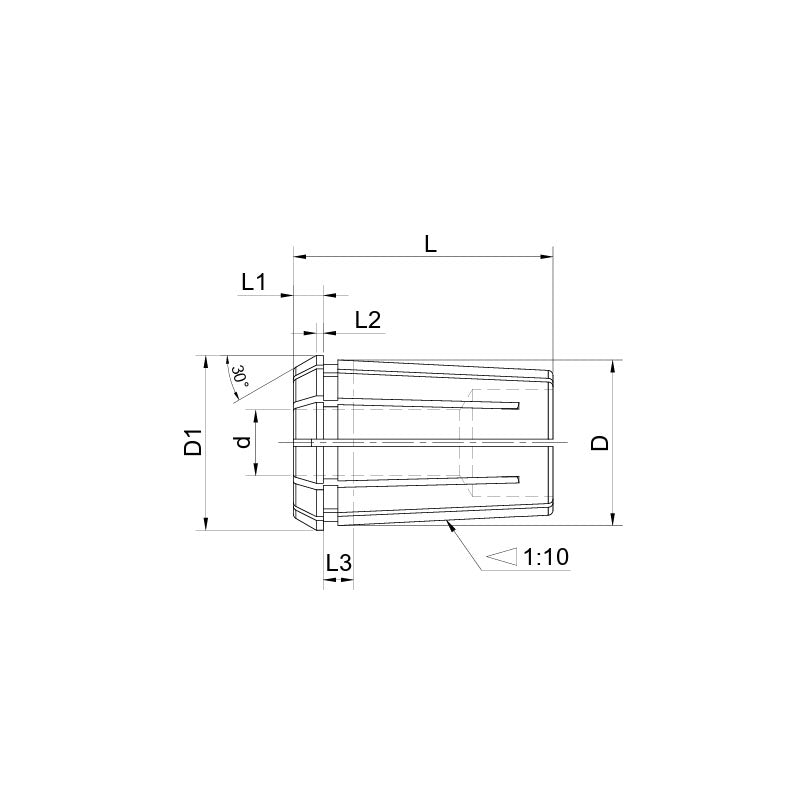 OZ Collet   OZ16B-02~ OZ20B-20 - Makotools Industrial Supply Tools for Metal Cutting