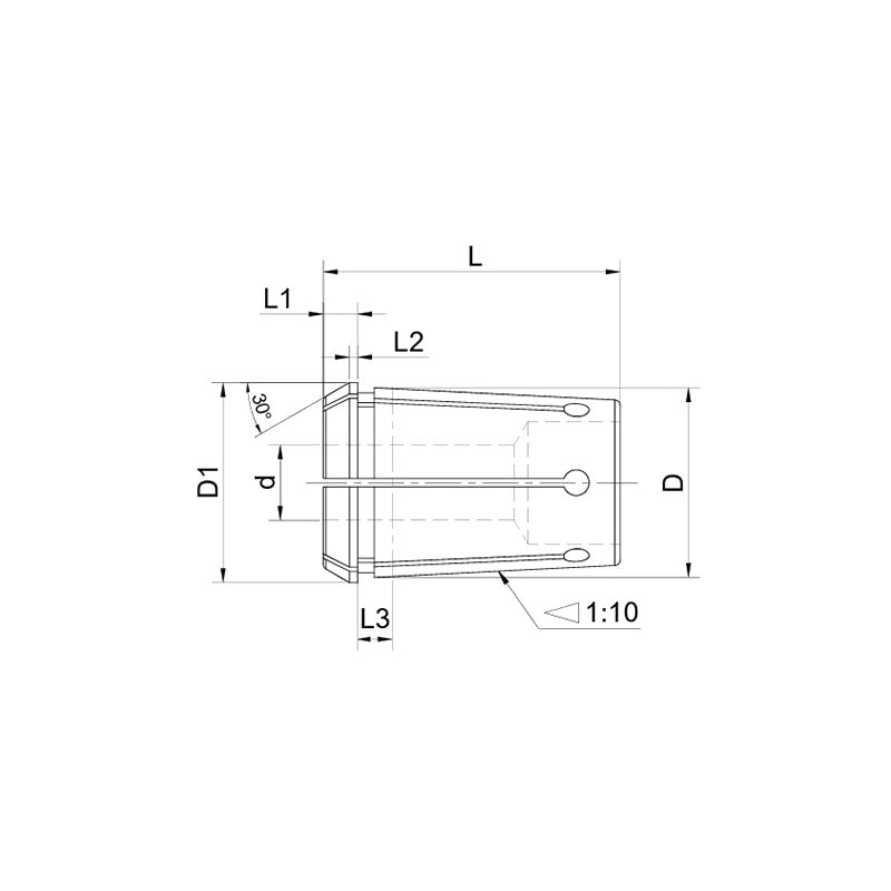 OZ Collet   OZ25A-02~ OZ25A-25 - Makotools Industrial Supply Tools for Metal Cutting