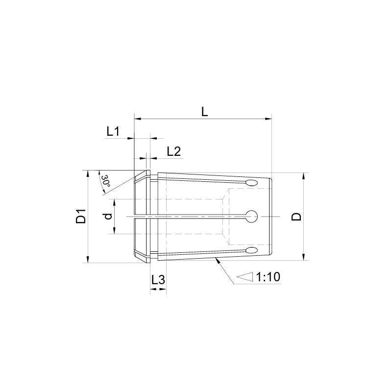 OZ Collet   OZ40A-06~OZ40A-40 - Makotools Industrial Supply Tools for Metal Cutting