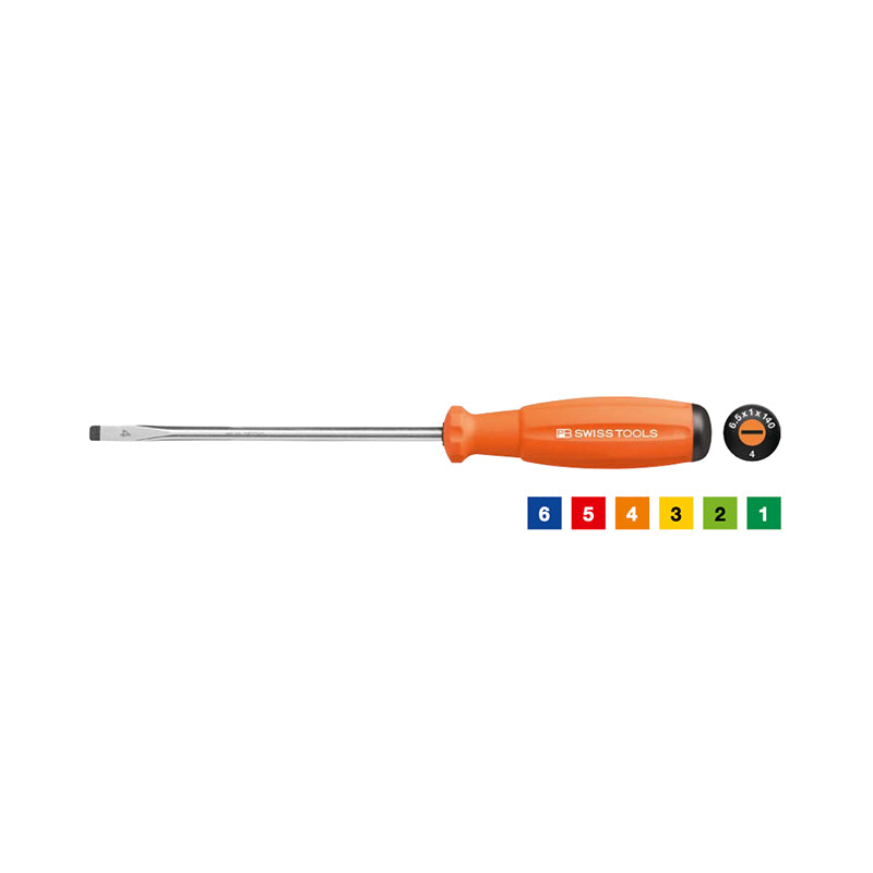 Original Swiss PB SWISS TOOLS colored slotted screwdriver set single PB 8240/8100 RB