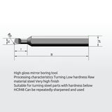 Overall Tungsten Carbide MTR High-gloss Mirror Finish Small Hole Boring Tool, Cermet, Small Inner Hole Boring Tool, CNC Turning Tool - Big-tools Industrial Supply Tools for Metal Cutting