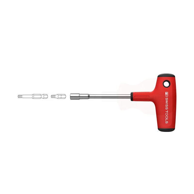 PB 1254 Cross-Handle Universal Bit Holder, for PrecisionBits C 6.3 and E 6.3 (1/4") - Big-tools Industrial Supply Tools for Metal Cutting