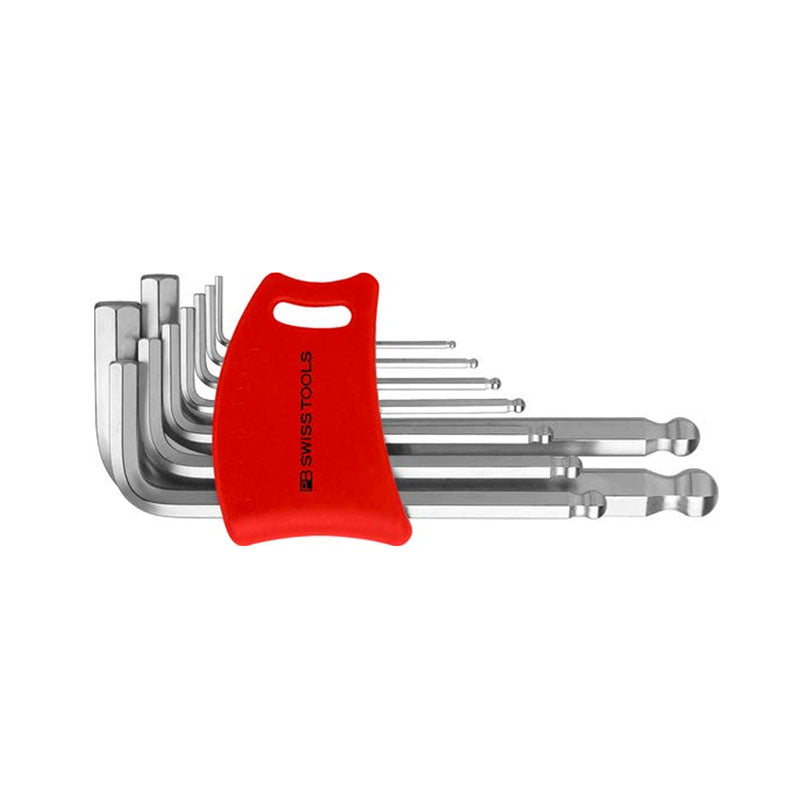 PB 212 DH Key L-wrenches with ball point, set in a compact plastic holder - Big-tools Industrial Supply Tools for Metal Cutting