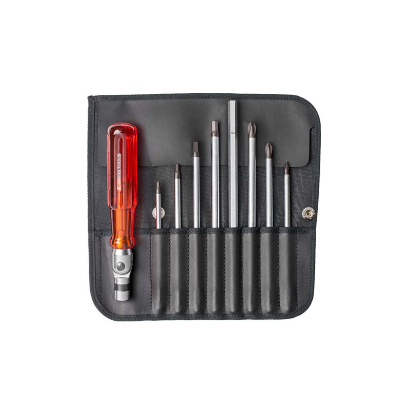 PB 225/226/227 Classic articulated handle, set with interchangeable blades in a compact imitation leather roll-up case - Big-tools Industrial Supply Tools for Metal Cutting