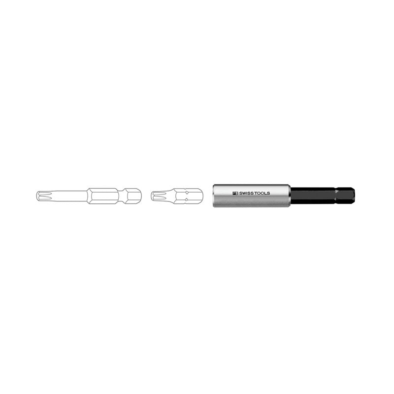 PB 451 M 1/4" Universal Bit Holder Adaptor, for PrecisionBits C 6.3 (1/4") - Big-tools Industrial Supply Tools for Metal Cutting