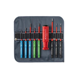 PB 5218 SU Classic VDE Slim screwdriver set in a compact high-quality roll-up textile case - Big-tools Industrial Supply Tools for Metal Cutting