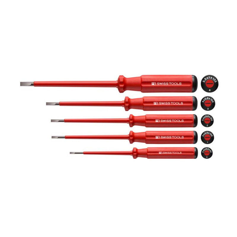 PB 5538 Classic VDE screwdriver set, fully insulated up to 1000 V AC/1500 V DC according to IEC/EN 60900 - Big-tools Industrial Supply Tools for Metal Cutting