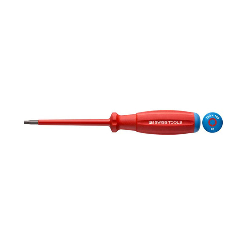 PB 58400 SwissGrip VDE screwdriver, fully insulated up to 1000 V AC/1500 V DC according to IEC/EN 60900 - Big-tools Industrial Supply Tools for Metal Cutting