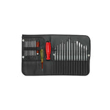 PB 8515 SwissGrip screwdrivers, set with interchangeable blades in an imitation leather case – 31 tools in 1 - Big-tools Industrial Supply Tools for Metal Cutting