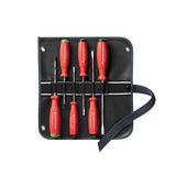 PB 8562 SU GY SwissGrip screwdriver set in a compact high-quality, 2-in-1 fabric roll-up case - Big-tools Industrial Supply Tools for Metal Cutting