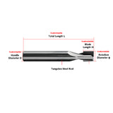 PCD Diamond Milling Cutter Is Suitable for Aluminum Alloy, Acrylic, Ceramic and Composite Materials - Big-tools Industrial Supply Tools for Metal Cutting