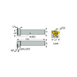 PCHPR/L : Perpendicular Holders Carrying Inserts with 5 Cutting Edges for Facing, Grooving, Parting and Recessing - Big-tools Industrial Supply Tools for Metal Cutting