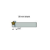 PCHR/L-24-JHP : Grooving, Parting and Recessing Tools Carrying PENTA Inserts with Channels for High-Pressure Coolant - Big-tools Industrial Supply Tools for Metal Cutting