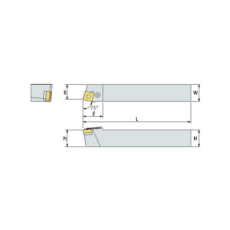 PSBN R/L Turning tool holder A P - Makotools Industrial Supply Tools for Metal Cutting