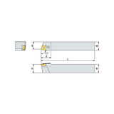 PSBN R/L Turning tool holder A P - Makotools Industrial Supply Tools for Metal Cutting