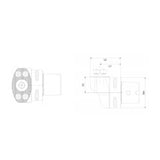 PSC-SR70 Adapter Handle-R/LF 90° PSC50-SR70-RF-043 PSC50-SR70-LF-043 - Big-tools Industrial Supply Tools for Metal Cutting