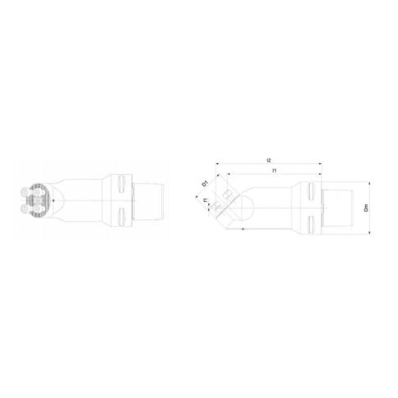 PSC-SR Adapter Handle-R/LX-L1 45° PSC50-SR32-RX-045-L1 PSC63-SR32-RX-045-L1 - Big-tools Industrial Supply Tools for Metal Cutting
