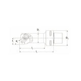 PSC Boring Bars DCLNR/L  Kr95° Coromant Capto Shank Insert: CNMM CNMG CNMA CNGA