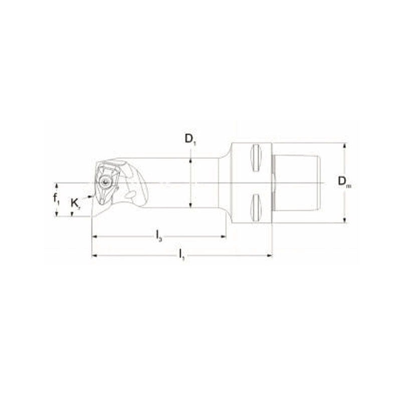 PSC Boring Bars DDUNR/L  Kr93° Coromant Capto Shank Insert: DNMM DNMX DNMG DNMA DNGA