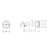 PSC Boring Bars STFCR/L-Kr91° Coromant Capto Shank Insert: TCMT TCMX TCGT TCGX TCEX TCMW - Big-tools Industrial Supply Tools for Metal Cutting