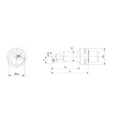 PSC Boring Bars STFCR/L-Kr91°(HP) Coromant Capto Shank Insert: VBMT VBGT VCGX VCEX VCGT VCET VBMW VCMW - Big-tools Industrial Supply Tools for Metal Cutting