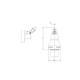 PSC Turning Holder DCMNN-Kr50° Coromant Capto shank Insert: CNMM CNMG CNMA CNGA - Big-tools Industrial Supply Tools for Metal Cutting