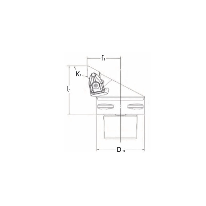 PSC Turning Holder DDNNN Kr62.5° Coromant Capto Shank Insert: DNMM DNMG DNMA DNGA