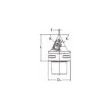 PSC Turning Holder DDJNR/L Kr93° Coromant Capto Shank Insert: DNMM DNMG DNMA DNGA