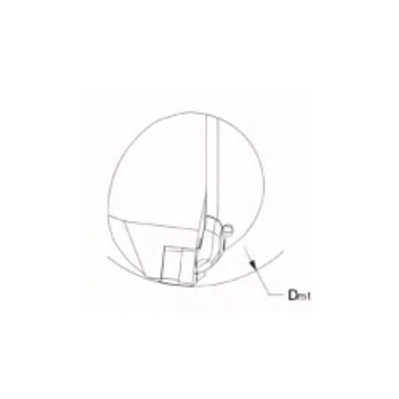 PSC Turning Holder DDHNR/L Kr107.5° Coromant Capto Shank Insert: DNMM DNMG DNMA DNGA