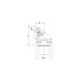 PSC Turning Holder DSKNR/L Kr75° Coromant Capto Shank Insert: SNMM SNMG SNMA SNGA