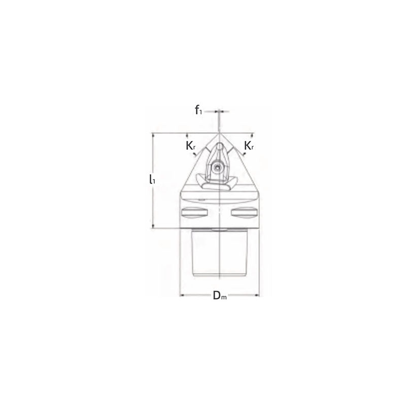 PSC Turning Holder DSSNR/L Kr45° Coromant Capto Shank Insert: SNMM SNMG SNMA SNGA