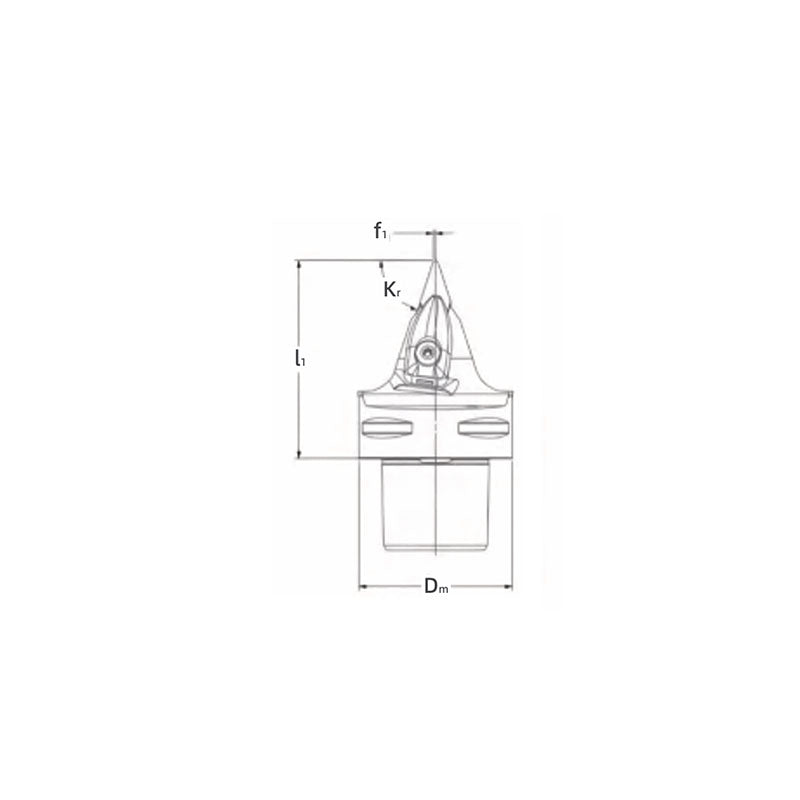 PSC Turning Holder DVJNR/L Kr93° Coromant Capto Shank Insert: VNMG VNGP