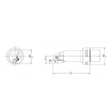 PSC Turning Holder PCLNR/L-Kr95°(HP) Coromant Capto Shank Insert: CNMM CNMG CNMA CNGA - Big-tools Industrial Supply Tools for Metal Cutting